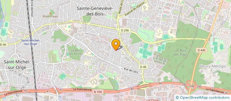 localisation de l'entreprise VAN DER HAUWAERT à SAINTE-GENEVIEVE-DES-BOIS