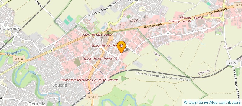 localisation de l'entreprise VAN DER SWAELMEN DISTRIBUTION à NIORT