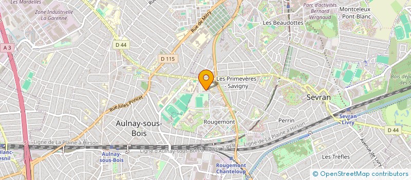 localisation de l'entreprise VAN EVENTS à SEVRAN
