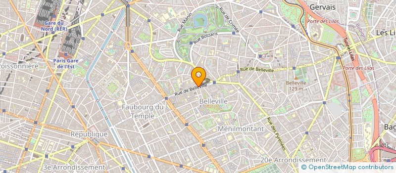 localisation de l'entreprise VAN FRERES SARL à PARIS
