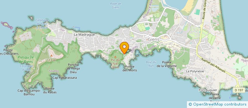 localisation de l'entreprise VAN GERDINGE à HYERES