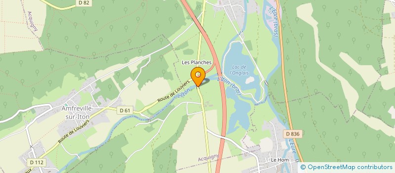 localisation de l'entreprise VAN GOGH  ACQUIGNY