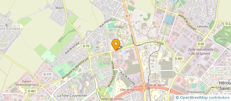 localisation de l'entreprise VAN GRAVE à CAEN