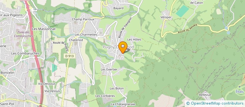 localisation de l'entreprise VAN GROENINGEN RUHL à PUGNY-CHATENOD