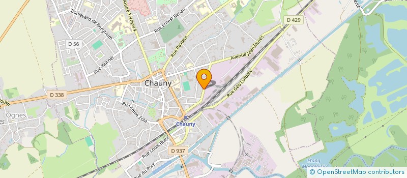 localisation de l'entreprise VAN HILL ET CO  CHAUNY