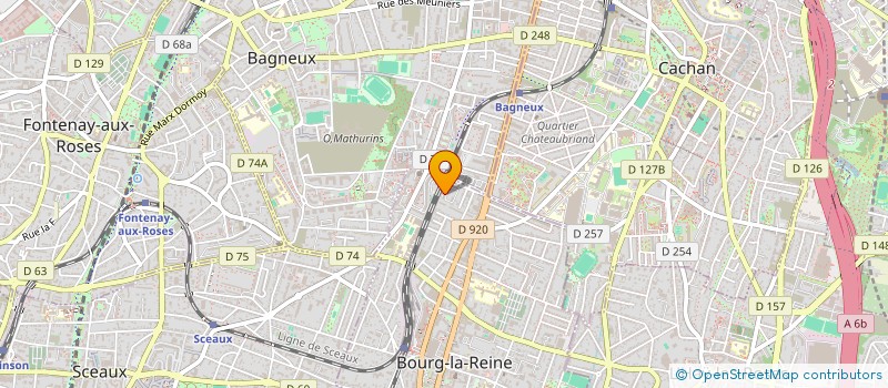 localisation de l'entreprise VAN HOUT - ROUGET  L'HAY-LES-ROSES