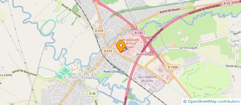 localisation de l'entreprise VAN HOUTTE  PONT L'EVEQUE