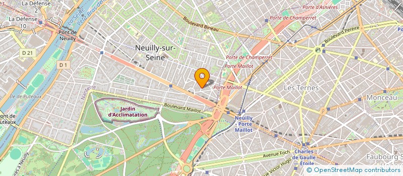 localisation de l'entreprise VAN IF à NEUILLY-SUR-SEINE