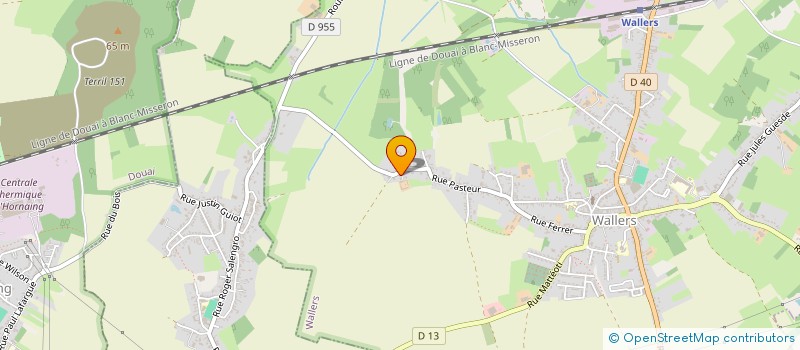 localisation de l'entreprise VAN-IMMO à WALLERS