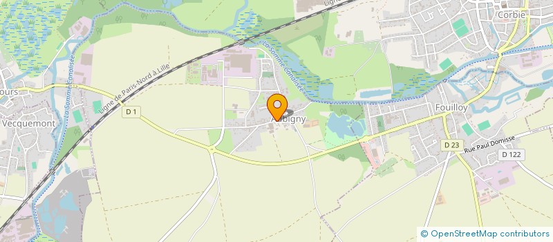 localisation de l'entreprise VAN ISACKER à AUBIGNY