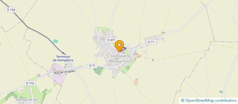 localisation de l'entreprise VAN ISACKER DOMPIERRE HOUARD  DOMPIERRE-BECQUINCOURT