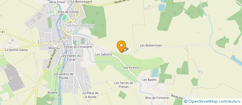 localisation de l'entreprise VAN KEMPEN à CHATILLON-COLIGNY