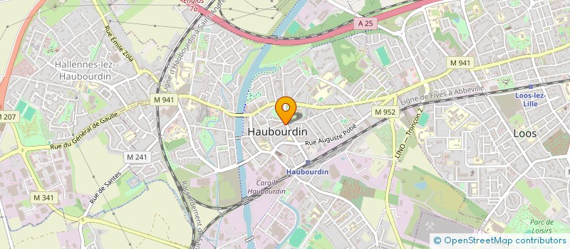 localisation de l'entreprise VAN LICHTERVELDE  HAUBOURDIN