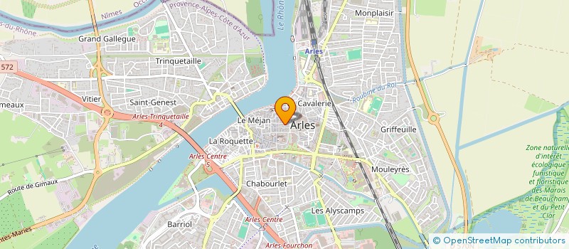 localisation de l'entreprise VAN MIGOM PELISSIER ARCHITECTE  ARLES