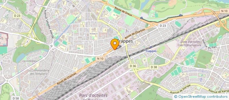 localisation de l'entreprise VAN MIL AUTOS à TRAPPES