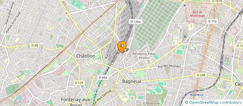 localisation de l'entreprise VAN MULLEM à BAGNEUX