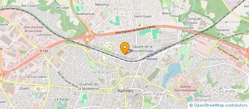 localisation de l'entreprise VAN'PARC à VANNES