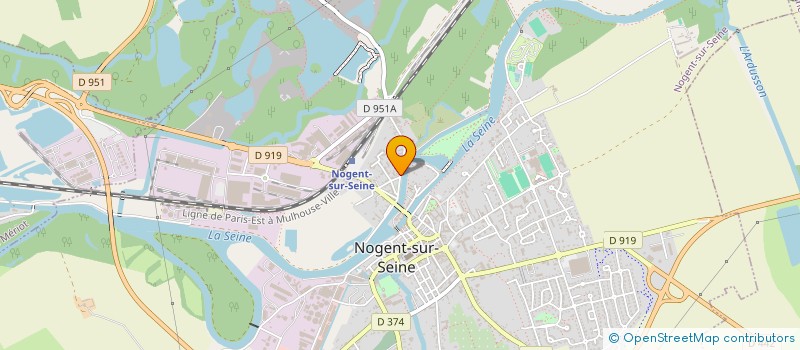 localisation de l'entreprise VAN PRAET  NOGENT-SUR-SEINE