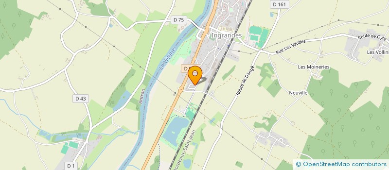 localisation de l'entreprise VAN RACKING  INGRANDES