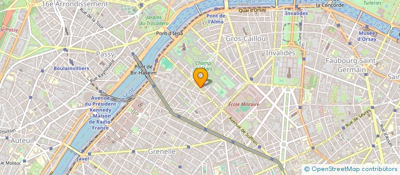 localisation de l'entreprise VAN RICK à PARIS