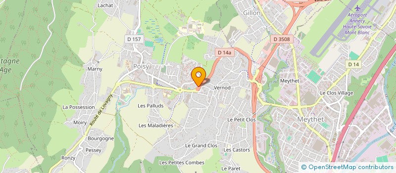 localisation de l'entreprise VAN SAS à EPAGNY METZ-TESSY