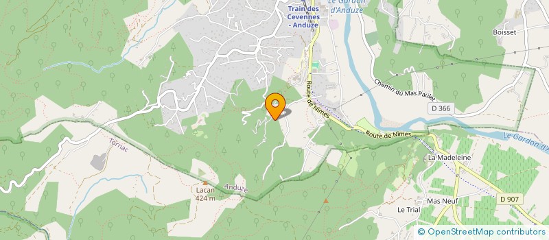 localisation de l'entreprise VAN SCHAIK - GARCIA  ANDUZE