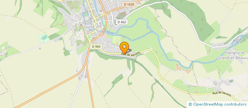 localisation de l'entreprise VAN.TEX à GUISE