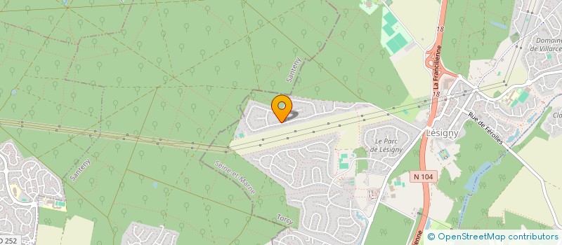 localisation de l'entreprise VAN TRANSPORT VIP  LESIGNY