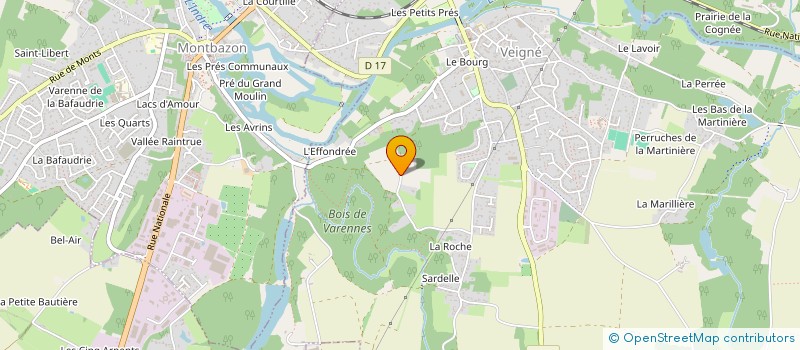 localisation de l'entreprise VAN UFFELEN AND CO à VEIGNE