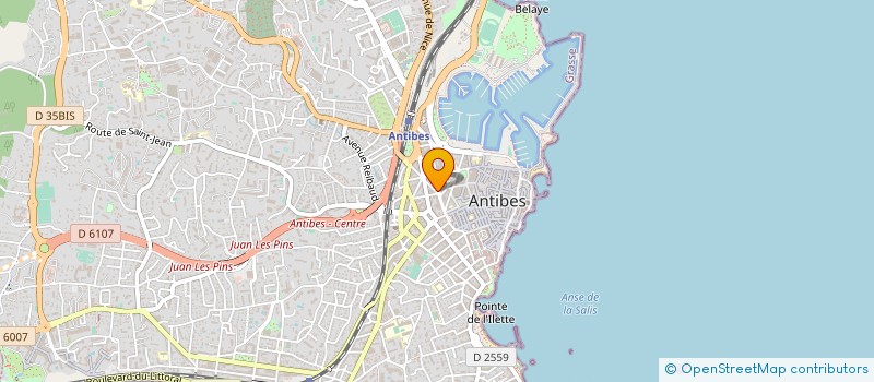 localisation de l'entreprise VAN & VANDER à ANTIBES
