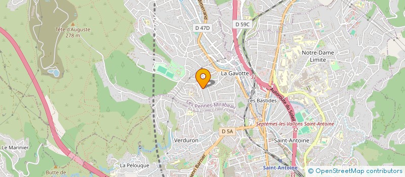 localisation de l'entreprise VAN VOLSOM NATHALIE SASU à LES PENNES MIRABEAU