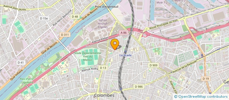 localisation de l'entreprise VAN WAESBERGHE à COLOMBES