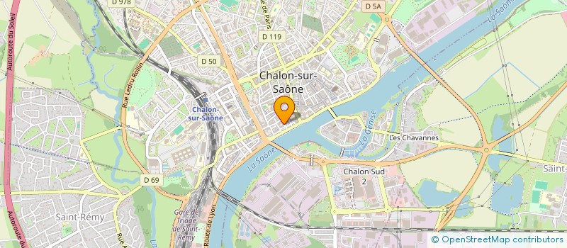 localisation de l'entreprise VAN WAESBERGHE - DANGMANN INDIVISION à CHALON-SUR-SAONE