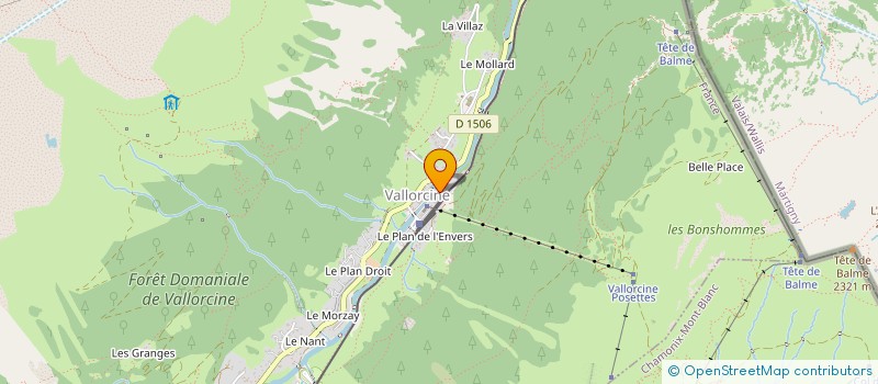 localisation de l'entreprise VAN WALSUM - JURGENS  VALLORCINE