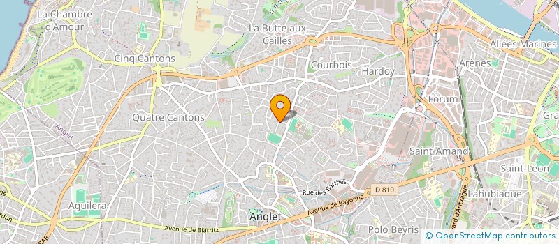 localisation de l'entreprise VAN WOLF à ANGLET