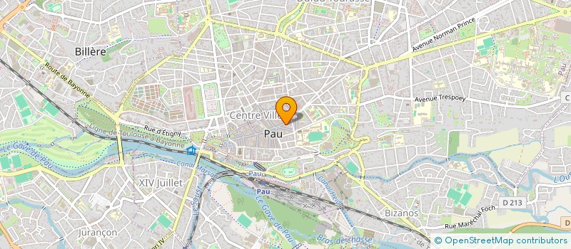 localisation de l'entreprise VAN X HLD  PAU