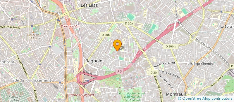 localisation de l'entreprise VAN&YOU LOCATION à MONTREUIL