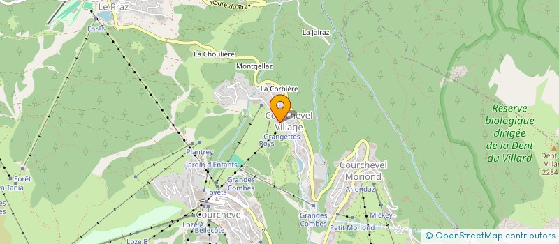 localisation de l'entreprise VAN ZYL / GARRALDA à COURCHEVEL