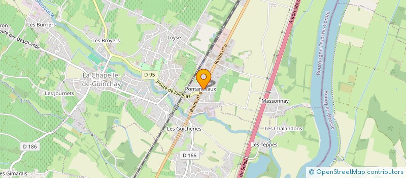 localisation de l'entreprise VANACLOCHA à LA CHAPELLE-DE-GUINCHAY