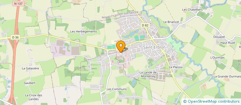 localisation de l'entreprise VANAFLO  SAINT-ERBLON