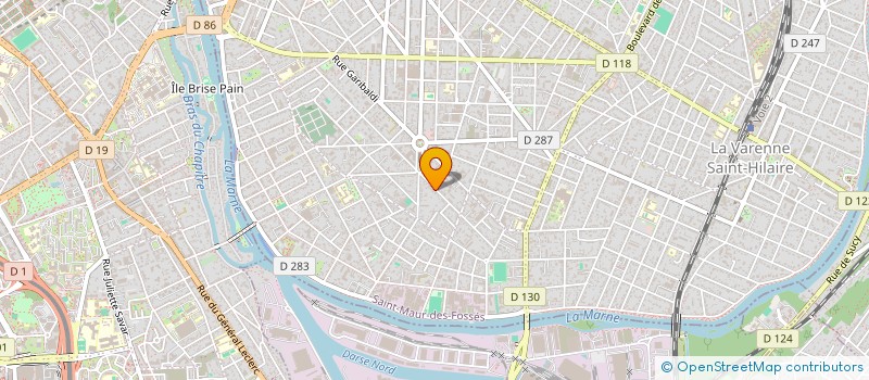 localisation de l'entreprise VANALEX à SAINT-MAUR-DES-FOSSES