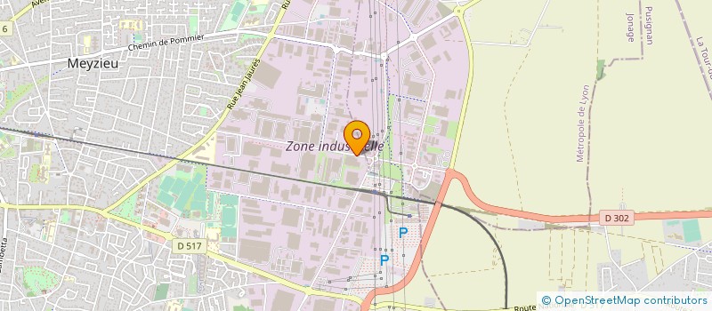 localisation de l'entreprise VANALP à MEYZIEU