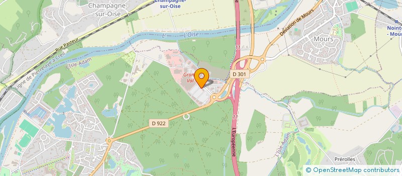 localisation de l'entreprise VANALY  L'ISLE-ADAM