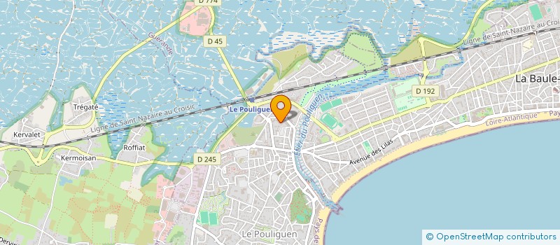 localisation de l'entreprise VANANTHO  LE POULIGUEN