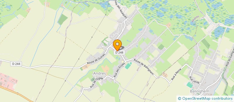 localisation de l'entreprise VANAO  ANDRES