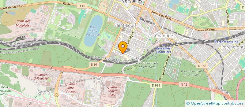 localisation de l'entreprise VANAPPELGHEM PATRIMOINE à VERSAILLES