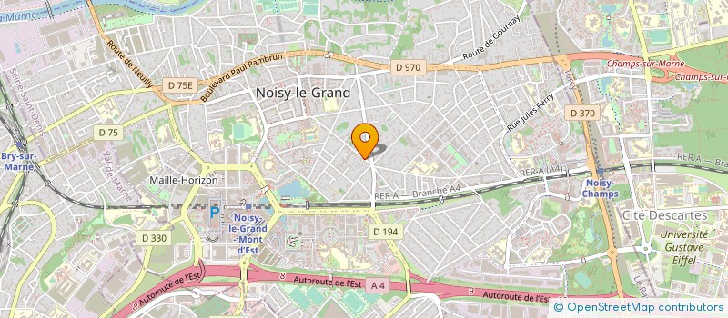 localisation de l'entreprise VANARY à NOISY-LE-GRAND