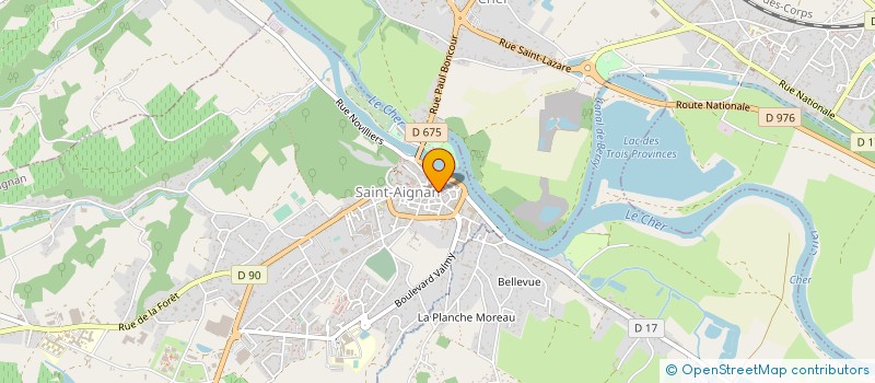 localisation de l'entreprise VANBAUCE-RICQ à SAINT-AIGNAN