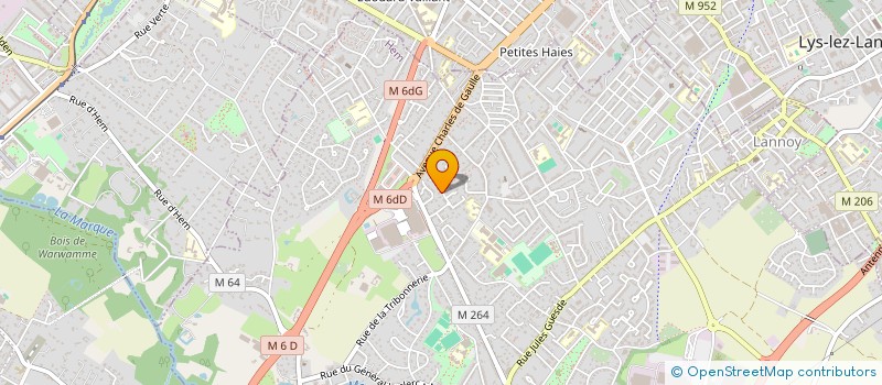 localisation de l'entreprise VANBER à HEM