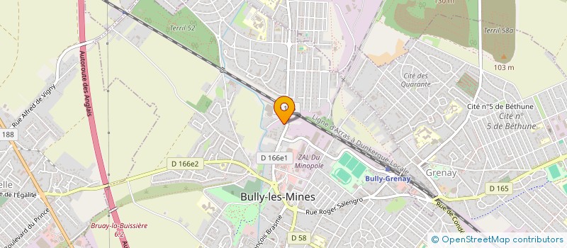 localisation de l'entreprise VANBLIF à BULLY-LES-MINES